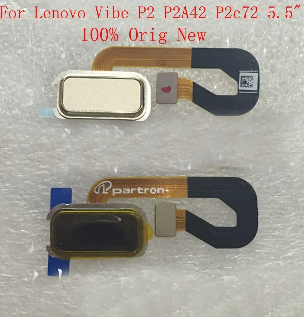 Back Home Button /  Fingerprint Button sensor line Flex Cable Ribbon Spare Parts For Lenovo Vibe P2 P2c72 P2A42 5.5