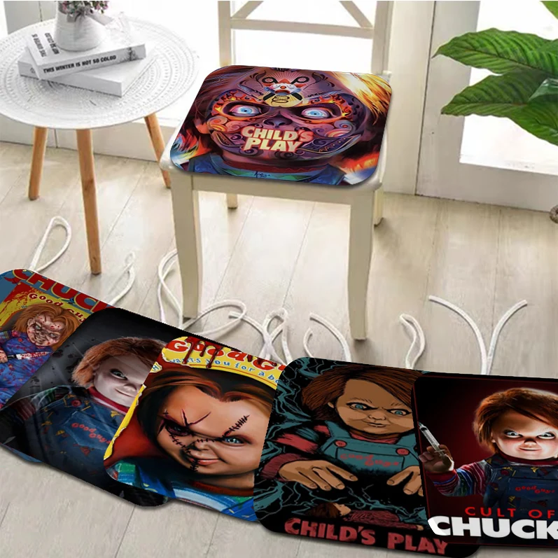 

Classic Chucky Horror Tie Rope Chair Cushion Soft Office Car Seat Comfort Breathable 45x45cm Cushion Pads