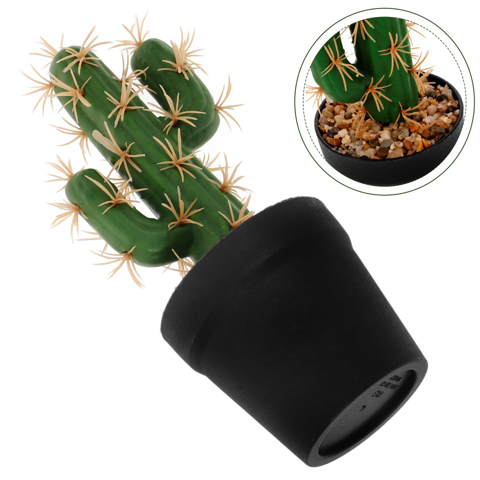 

Lifelike Artificial Succulent Plant Simulation Cactus Bonsai For Home Decor Desktop Potted Cactus Ornament Fake Bonsai