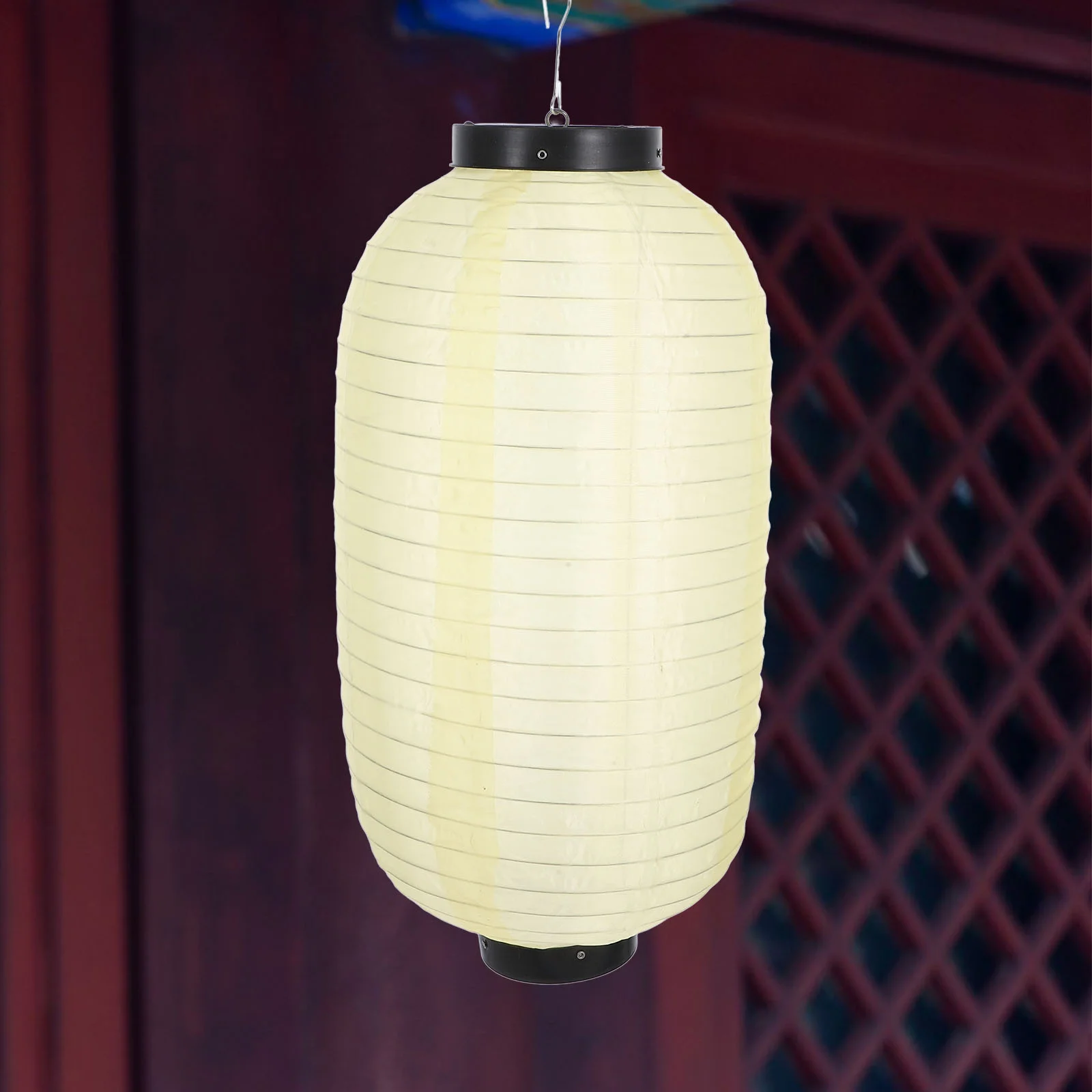 Lanterne japonaise en soie, 2 pièces, ornement décoratif, Style extérieur exquis, étanche, belles et pratiques, bougies chauffe-plat suspendues