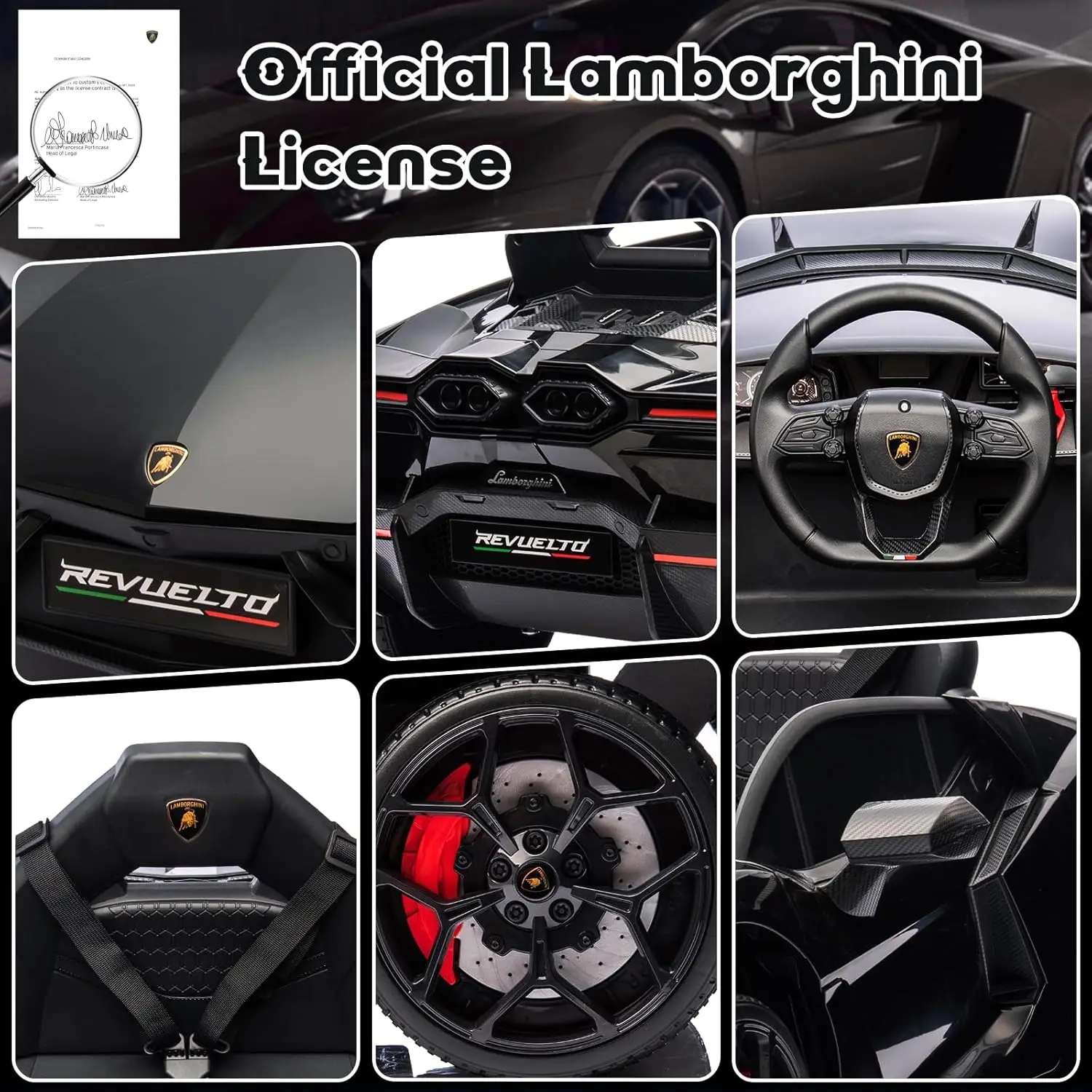 3-8 anni Ride On Car Toy per bambini Bambini Ragazzi Ragazze Regalo Veicolo elettrico con faro telecomandato musicale Bluetooth USB