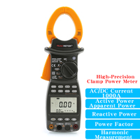PEAKMETER MS2205 Multifunctional Intelligent Three-Phase Clamp Harmonic Power Meter Active, Reactive, and Apparent Power Measure