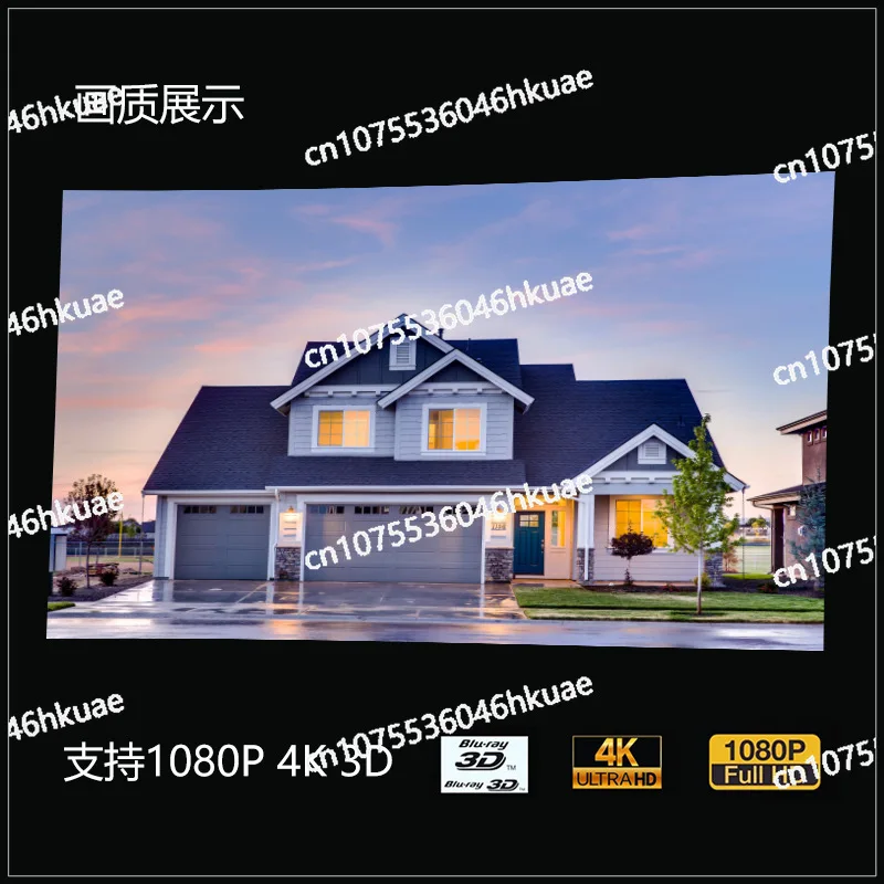 Portable high definition projector home theater autofocus wall projection home office small projector