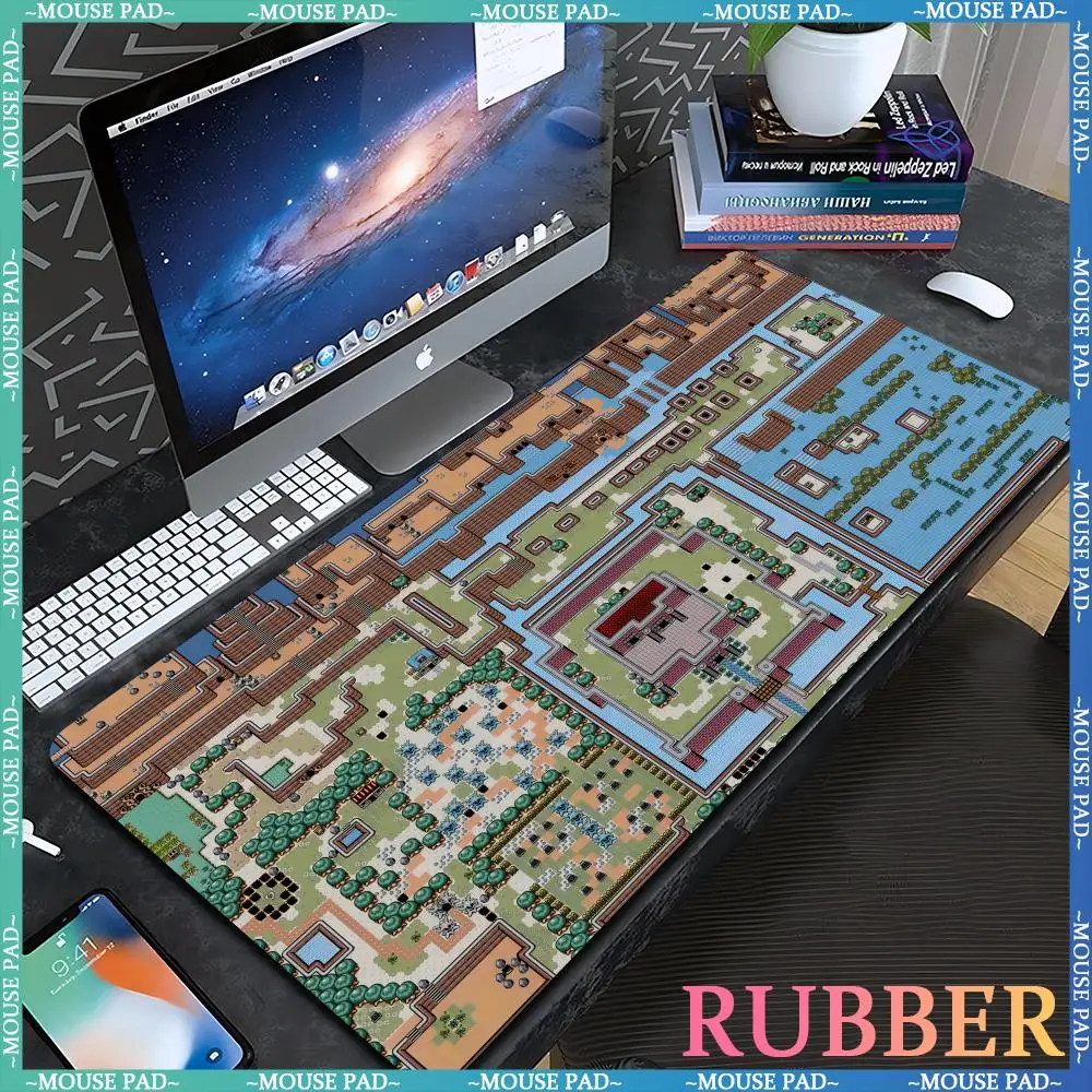 

Large Size Game Map Mouse Pad Gamer Computer Keyboard Desk mat Home Office Laptop Decoration Non-slip MousePads Game Accessories