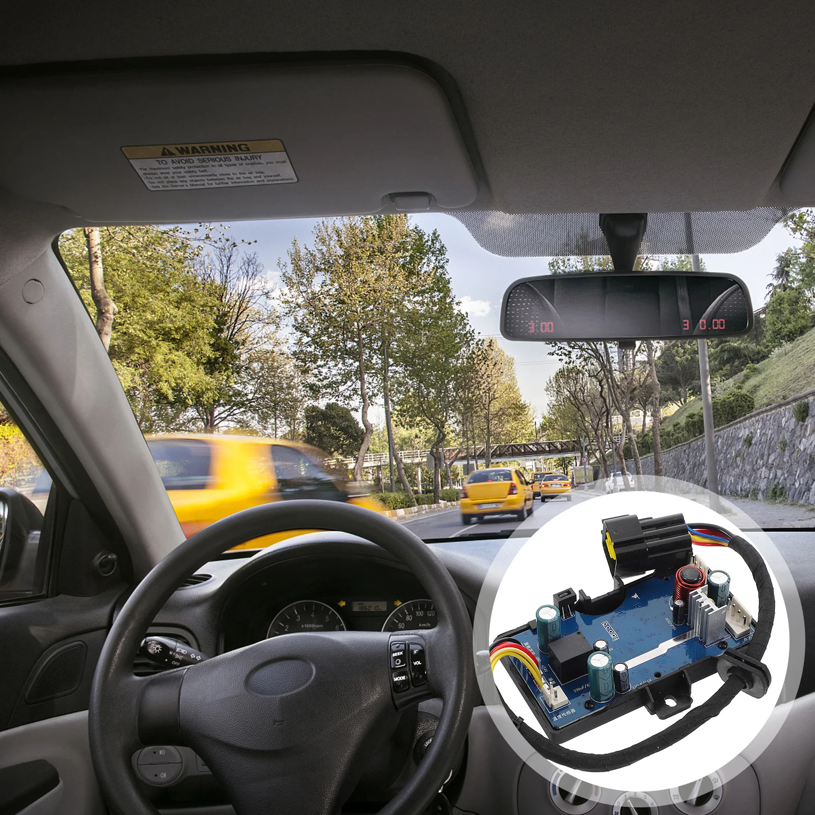 

Air Heater Circuit Board Controller Main Motherboard Car Air Conditioning Parking Heater Accessory 12V Easy Install Compatible