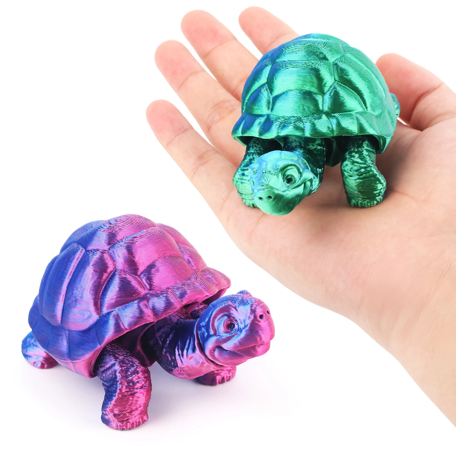 3D printed turtle multi joint movable ornament, simulated animal model, versatile shapes