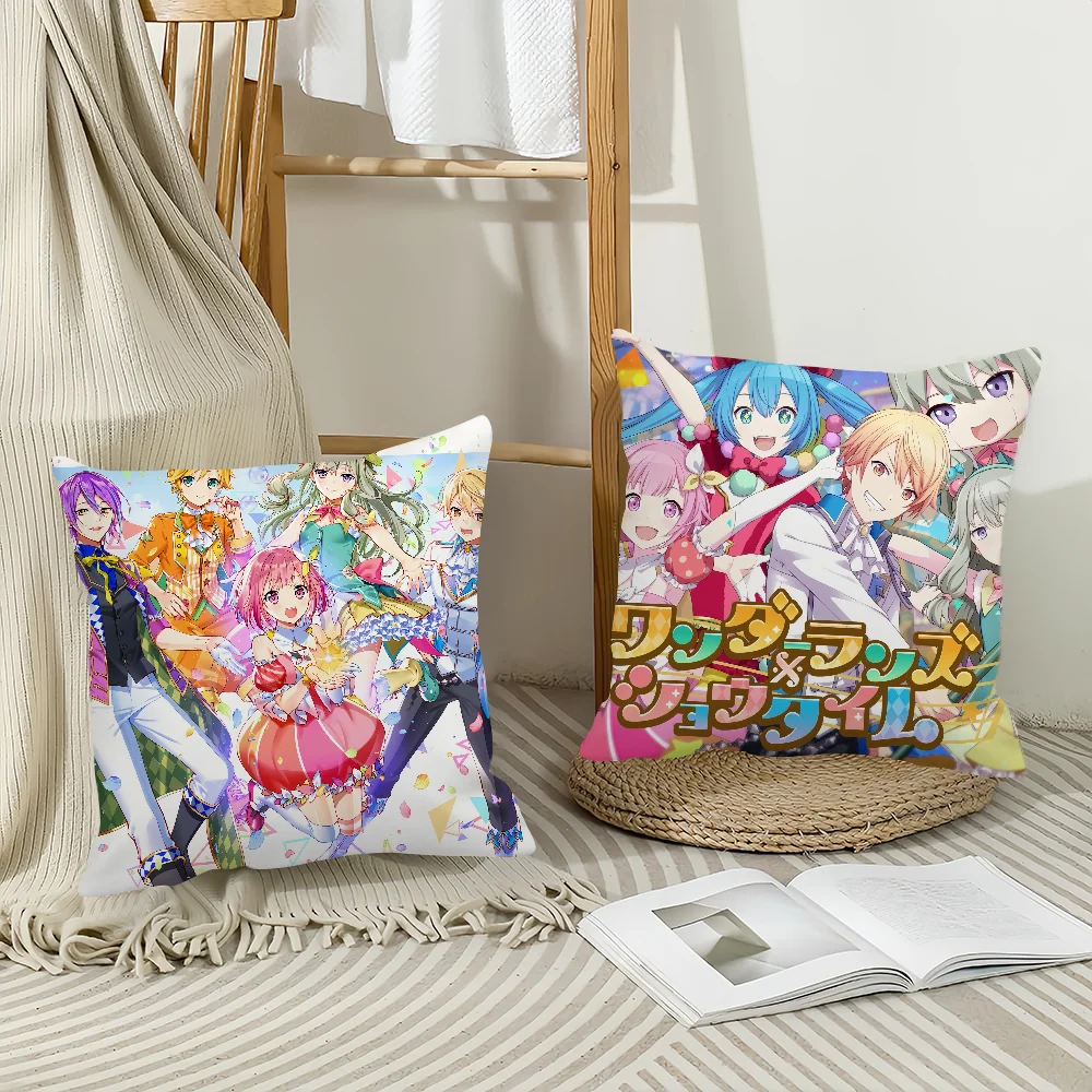 

Wonderlands×Showtime Pillow Case Home Decoration Cushion Cover Suitable For Bedroom Car Office Sofa