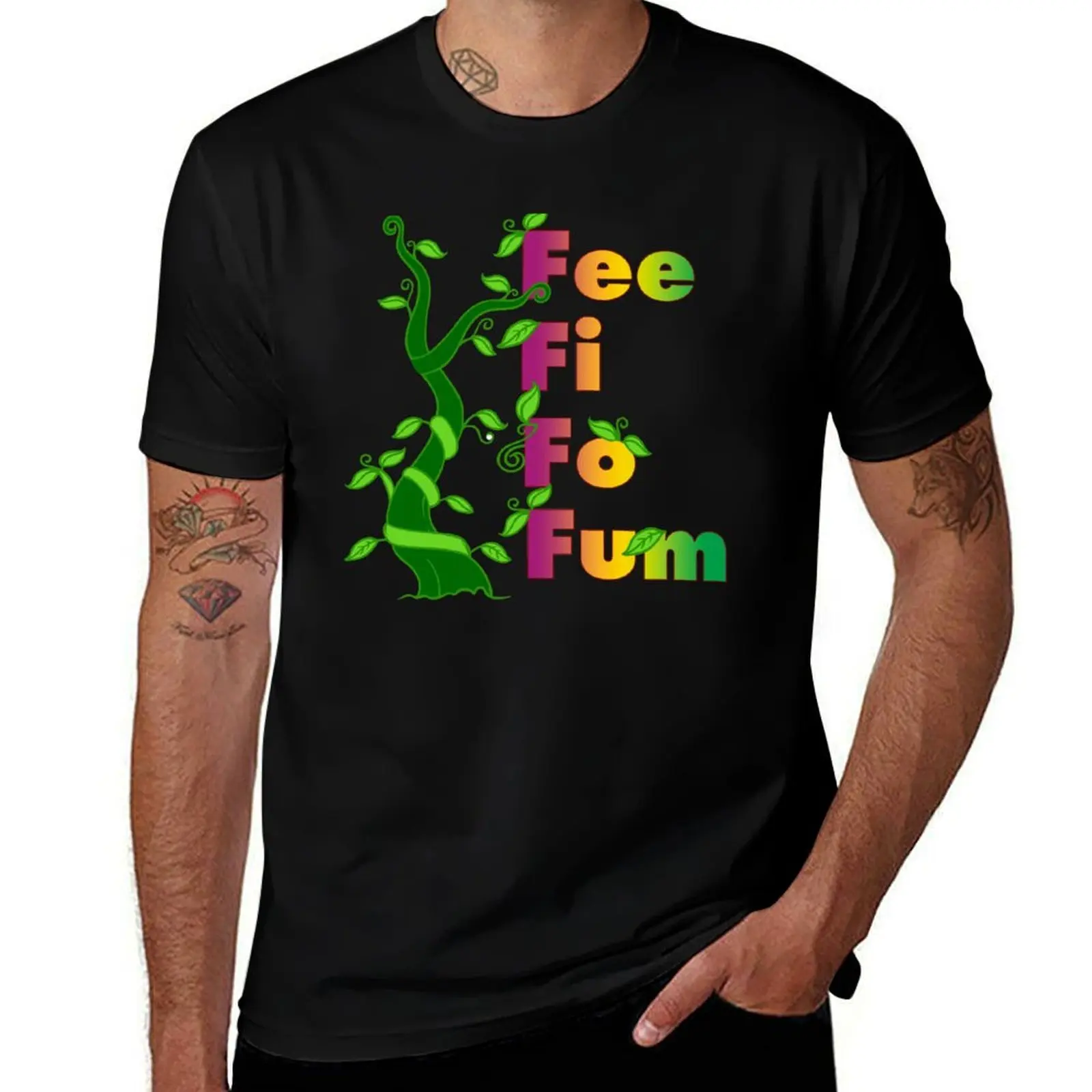Футболка Fee Fi Fo Fum с модным принтом