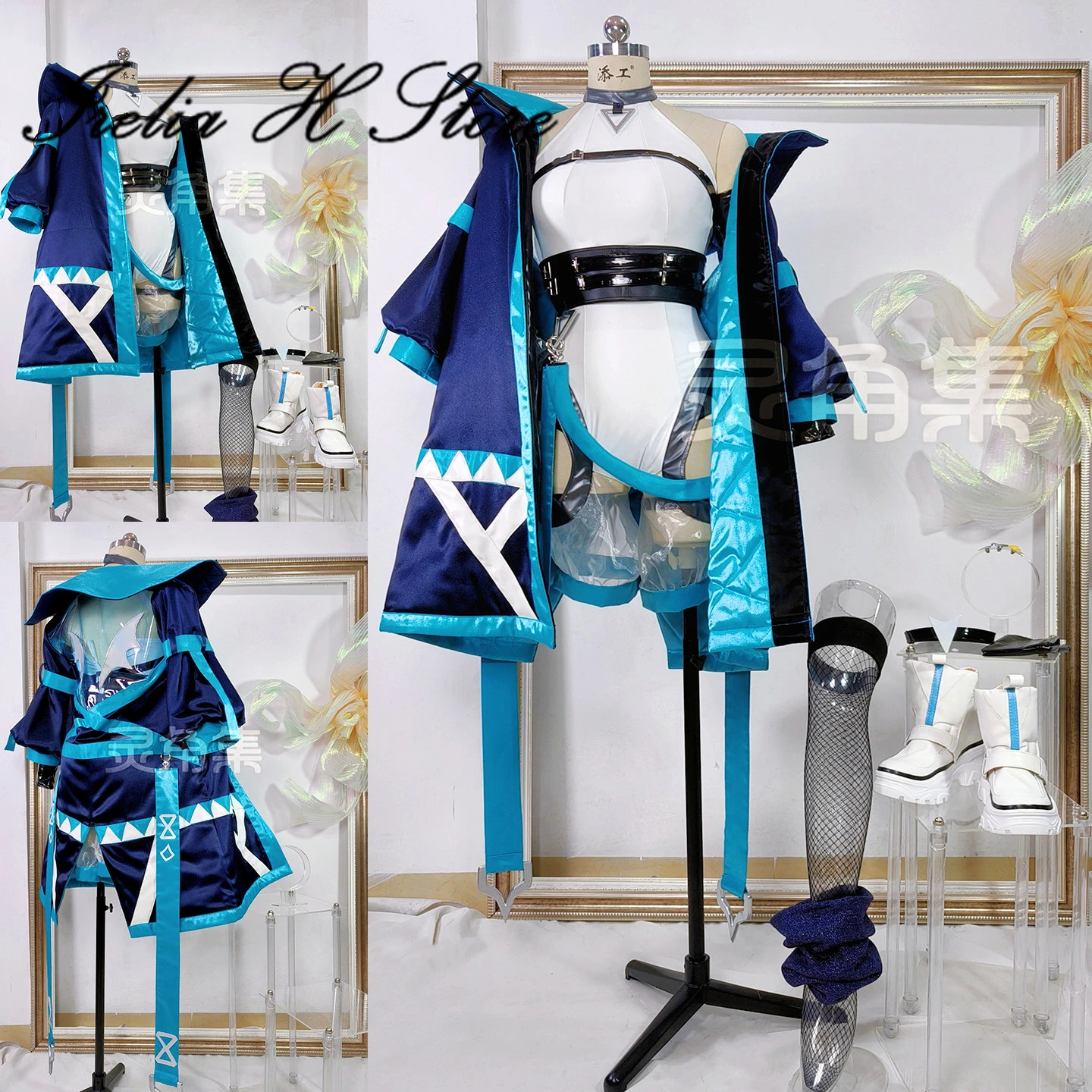 

Irelia H Store Yu-Gi-Oh Live Twin Lil-la Cosplay Costume Women Halloween Dress Female High Quality Customized