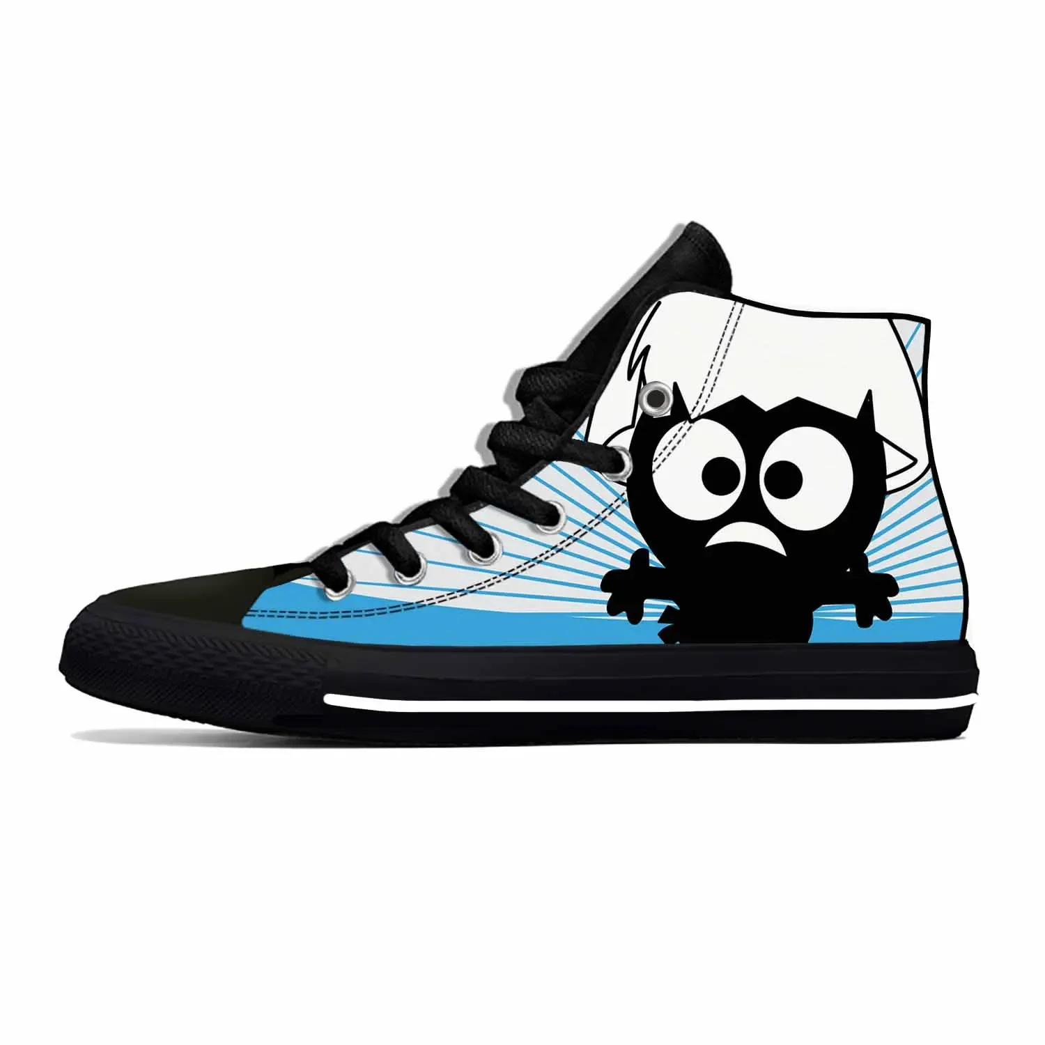 

Calimero Anime Cartoon Manga Comic Funny Fashion Hot Casual Shoes High Top Lightweight Board Shoes Breathable Men Women Sneakers