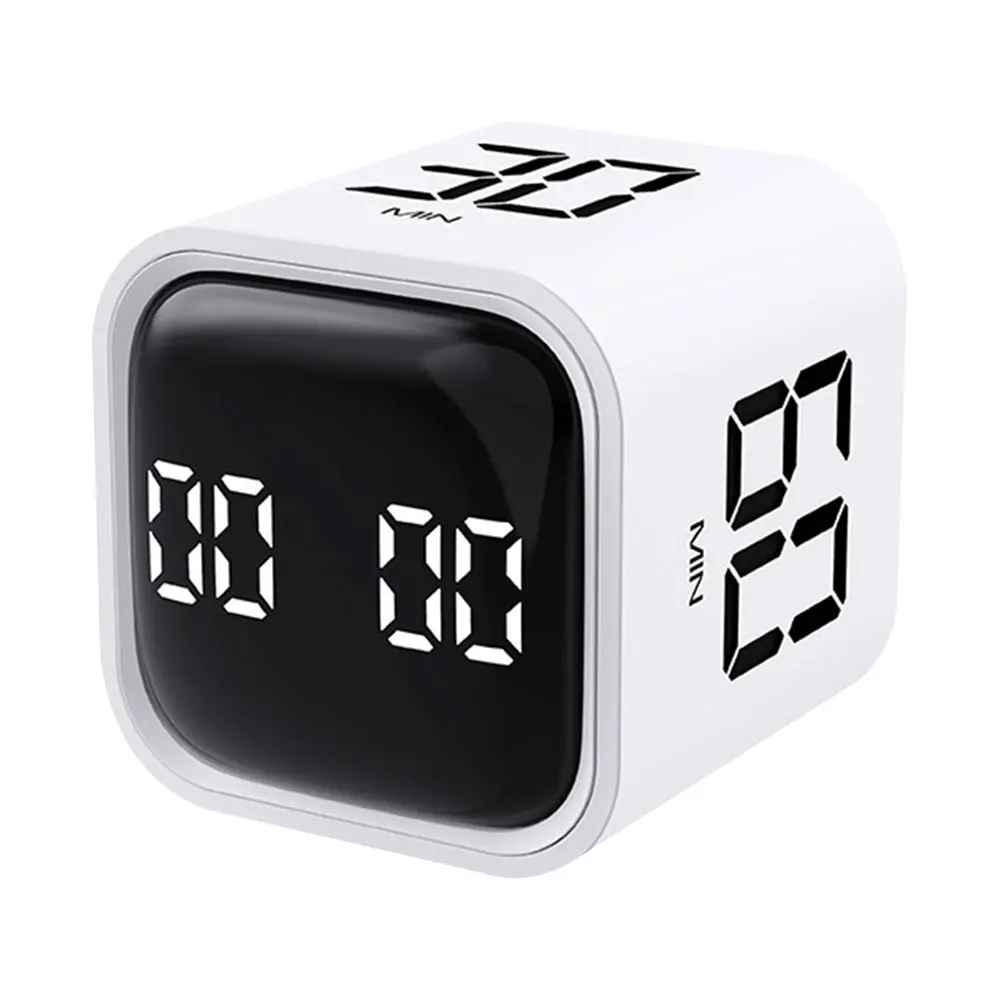 Productivity  Timer Gravity Sensor Flipping LED Display 4 Preset Time Dual Modes Countdown Cooking Study Digital Timer Tool