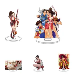 15CM Anime The King Of Fighter Girl Acrylic Stand Keychain Cosplay Charm Characters Ornament Accessories Goods Collection Gifts
