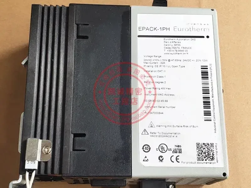 2026.4 EPACK-1PH/32A/24V/XXX/V2 European Eurotherm Power Controller In Stock.