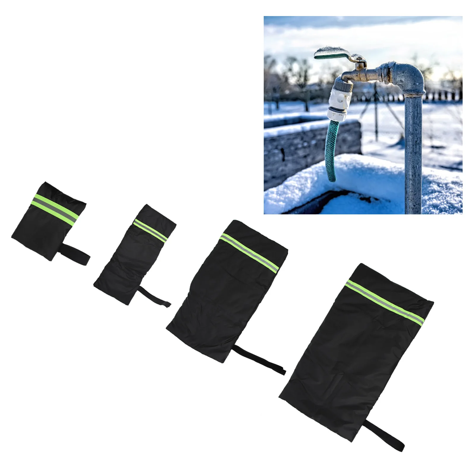 

Антифризная крышка для крана для зимнего тепла, подходит для кемпинга на открытом воздухе и смесителей для автофургонов, сохраняющая тепло, устойчивость к замерзанию