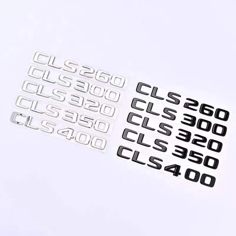

Fit for Mercedes-Benz new letter CLS260 CLS300 CLS320 CLS350 digital sticker rear badge