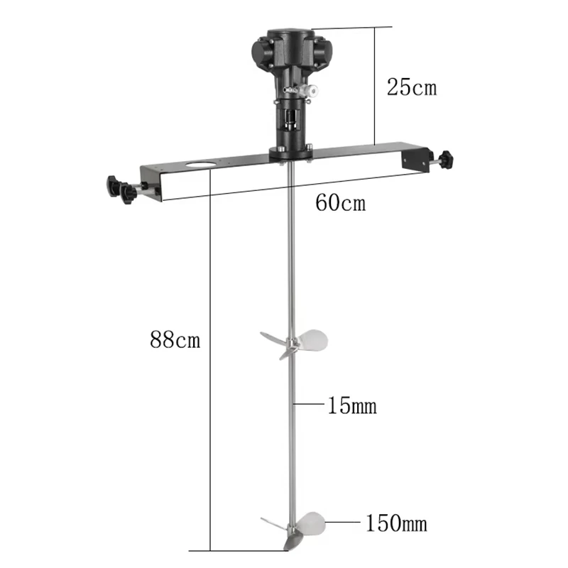 

Автоматический пневматический миксер для краски/водорастворимых клеев/чернил на 5/50 галлонов с алюминиевой мешалкой