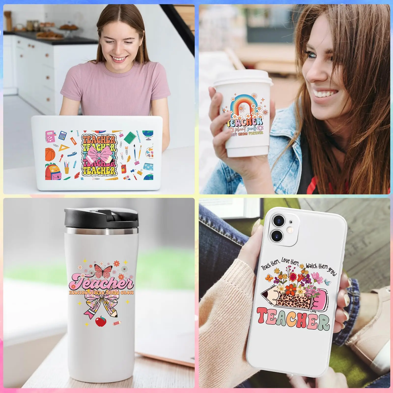 인기 40가지 디자인 만화 세서미 스트리트 UV DTF 16온스 스티커 데칼 귀여운 리비 유리캔 컵 머그 UVDTF DIY 생일 선물