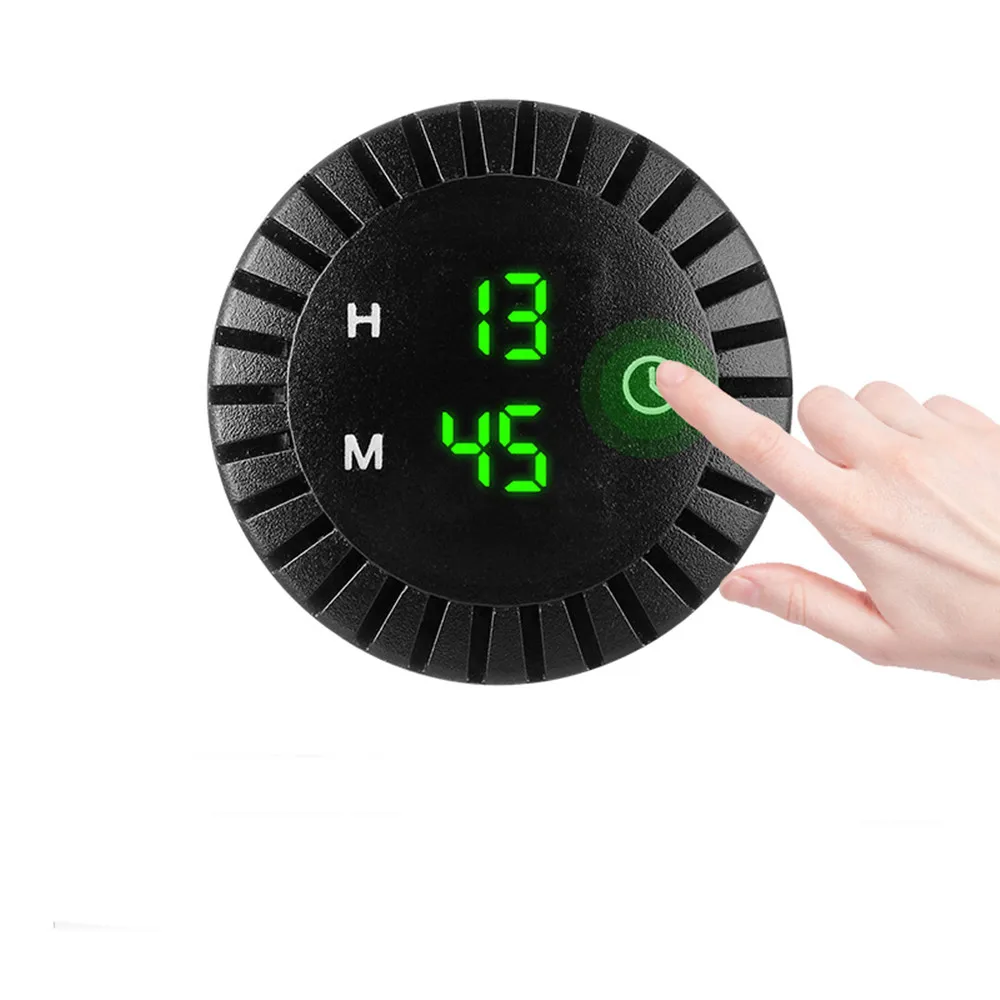 

12 В/24 В автомобильные лодки мотоцикл 24 часа сенсорные автомобильные цифровые часы светодиодный дисплей панель электронные часы водонепроницаемые