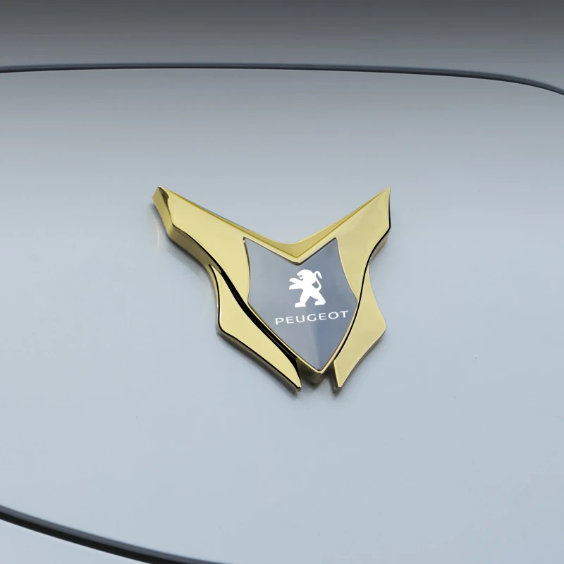 

3D Chrome Peugeot Logo Emblem Badge Car Body Rear Trunk Tail Sticker Decal For 108 206 207 208 306 307 406 407 408
