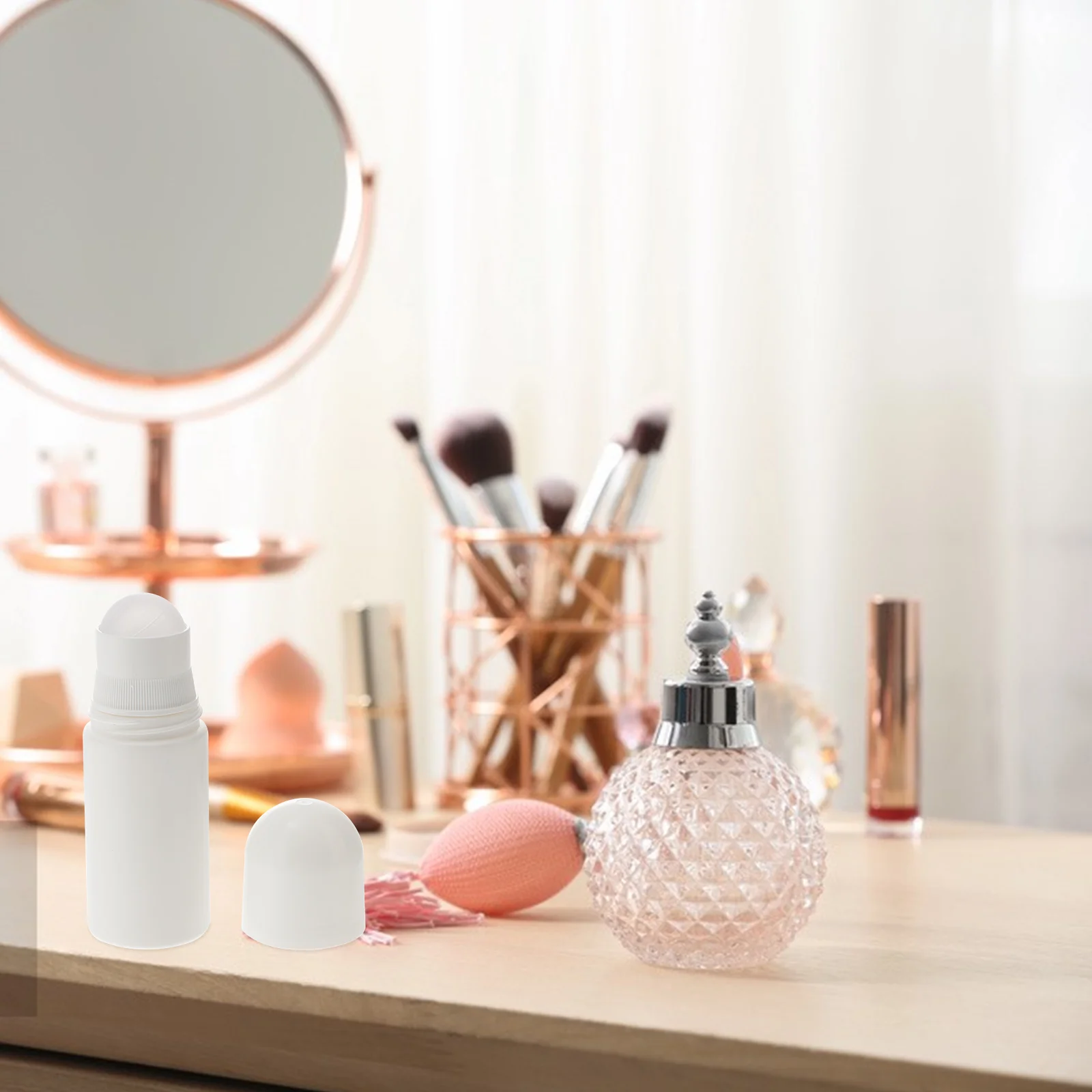 Dispenser per mani deodorante per uomo con rullo per bottiglie di profumo da 10 pezzi