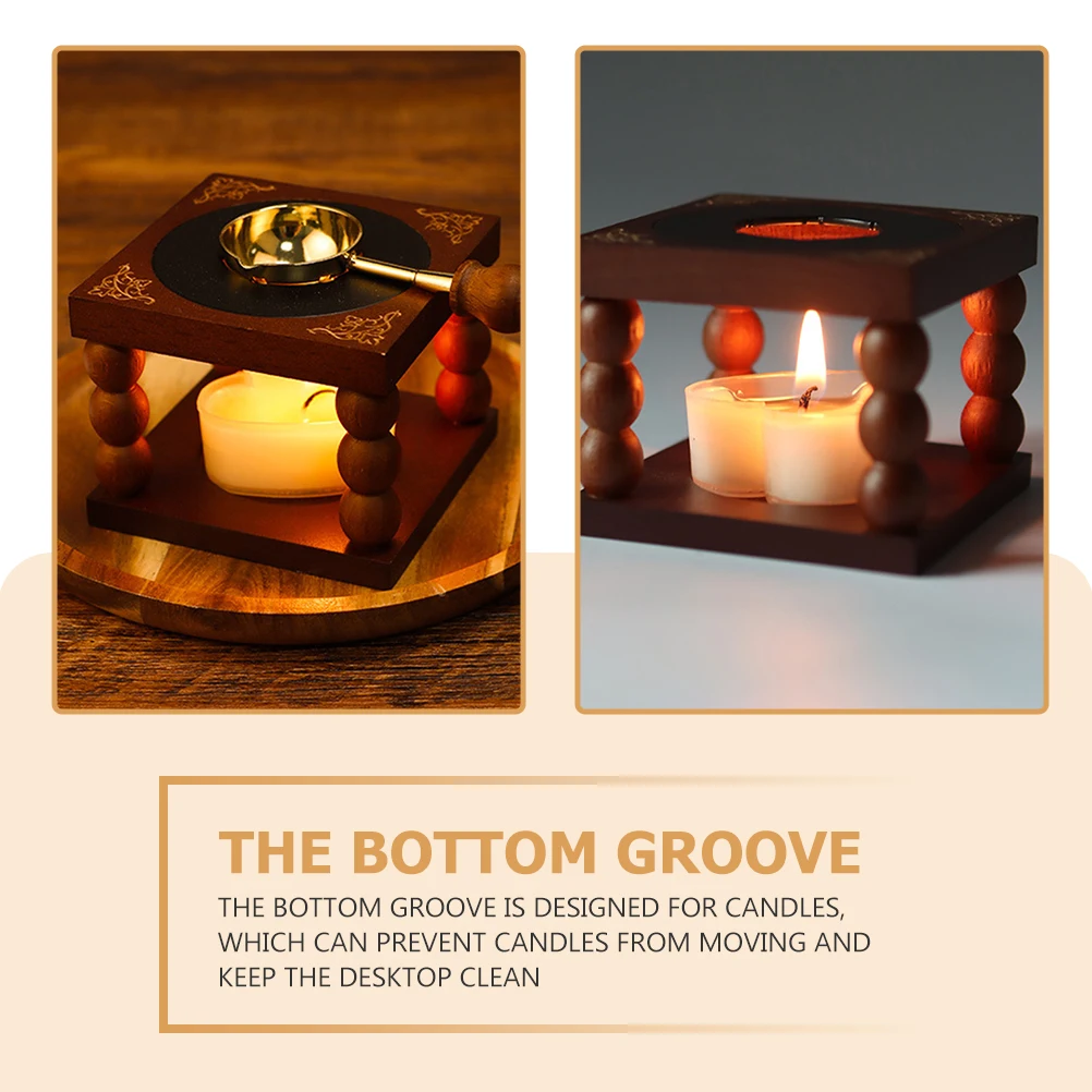 

Wax Seal Warmer Portable Melting Stove Coffee Durable Reusable Lacquer Melting Furnace Envelope Decoration Wax Seal Warmer
