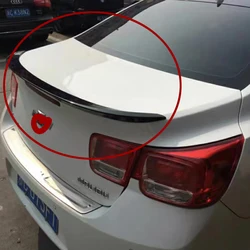 Suitable for Chevrolet Malibu small pressure wing rear trunk lid spoiler fender carbon black sport modified parts 2012-2018