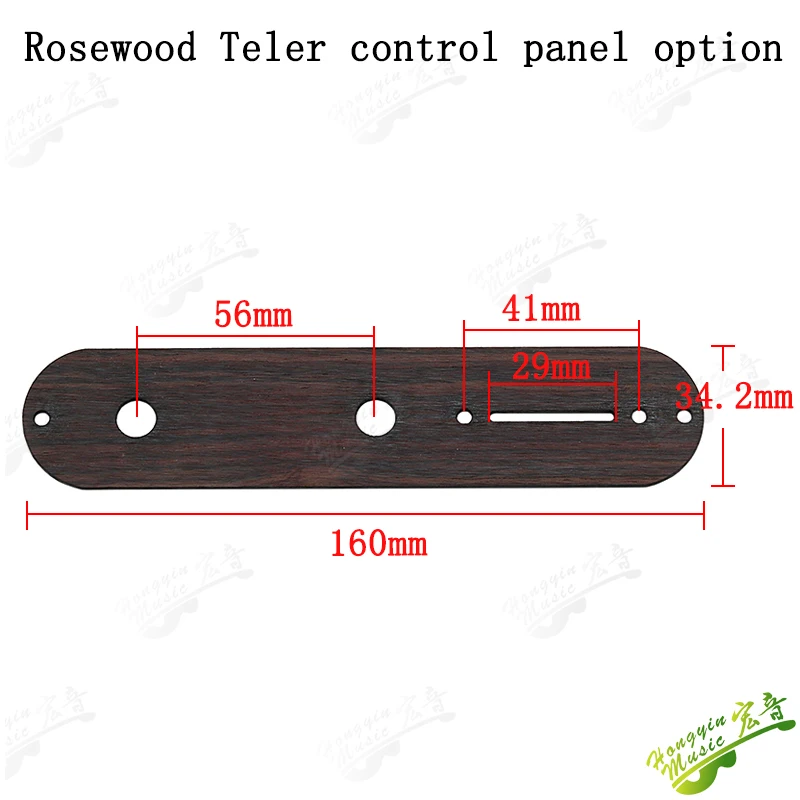 Tele electric guitar panel guard rosewood 8-hole pickup electric guitar guard veneer front cover accessories