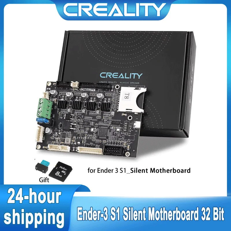 Creality for Ender-3 S1 Silent Motherboard 32 Bit Mainboard SD Card Fuse Package with TMC2208 Drivers Ender 3 S1 3D Printer Part