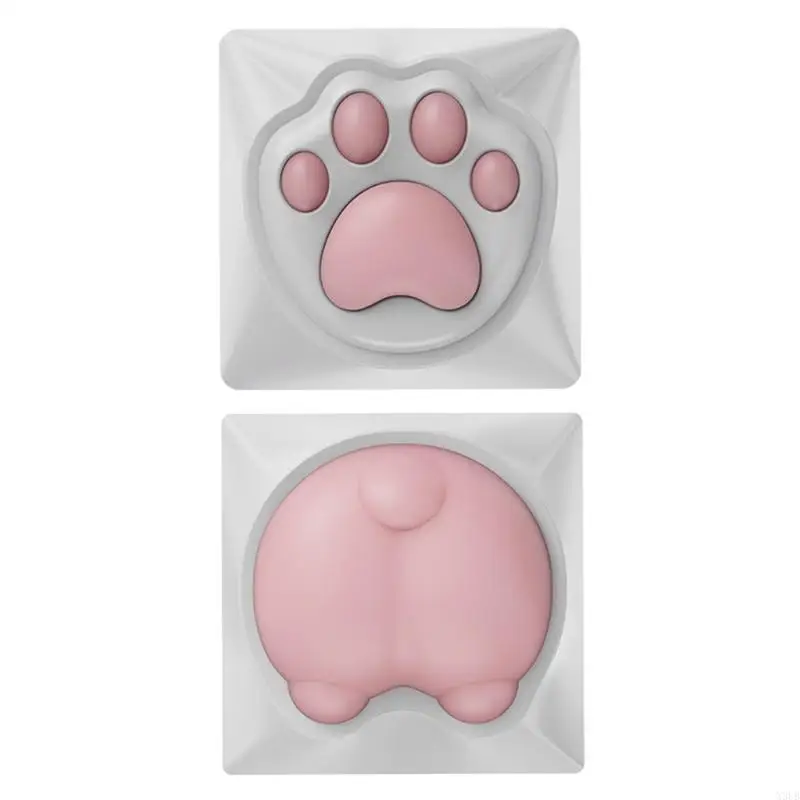 

X3UB Красочные клавиши для кошачьей лапы для стандартных механических клавиатур Сублимационных технологий Клапки красителя для