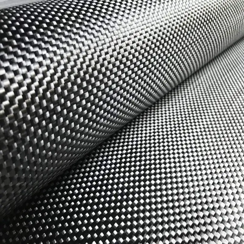 Prawdziwa tkanina z włókna węglowego 3K 200g 240g 2*2 Plain Twill, sześciokątna tkanina węglowa, szerokość 20 cali / 50 cm x 1 m, pakowana w rolce.