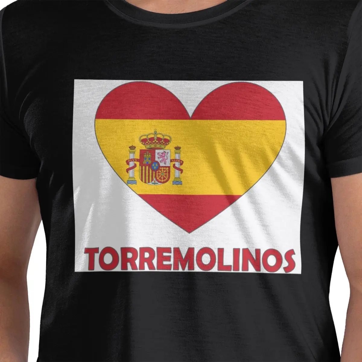 

Heart Flag Love Torremolinos Spain 100% Cotton T-Shirt Men's Classic T Shirts Men O-Neck Short Sleeve S-6XL
