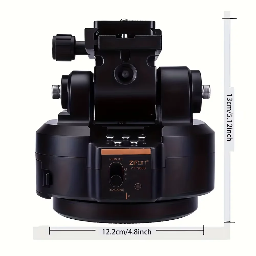 Zifon YT-2000 Smart Following Motorized Pan Rotating Panoramic Horizontal 360 °   دوران للهواتف كاميرات البث المباشر