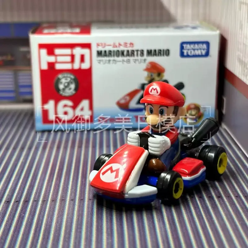 TAKARA TOMY Dream Tomica No.164 Mario Kart 8 Mario Diecast Alloy Model Car Perfect for Nintendo Fans & Kids Collectible Gift view 6