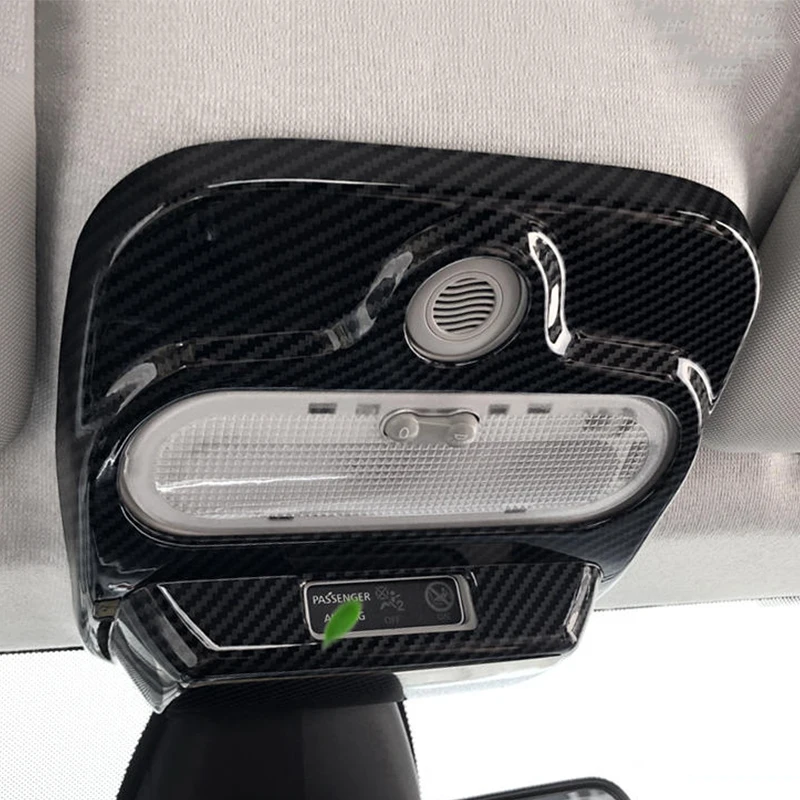 Car Reading Lamp Panel Cover Decorative Carbon Stickers Modification Accessories For New Mercedes Smart Fortwo 453 Car Accessory view 2