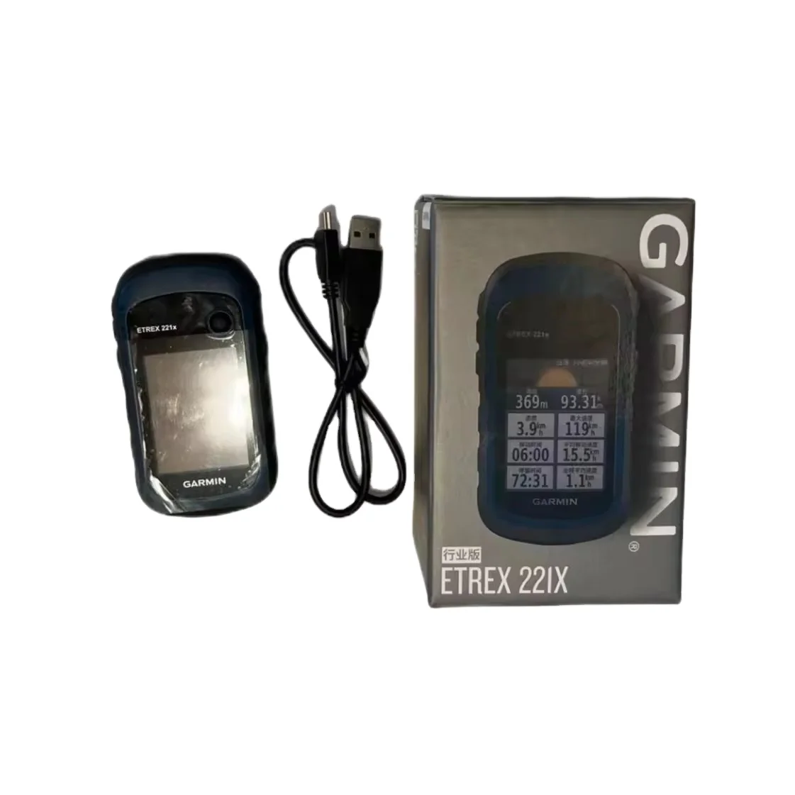 GARMIN eTrex 핸드헬드 GIS, 듀얼 스타 GPS, GLONASS, 컬러 스크린, 고감도 측정 및 위치 네비게이터, 221x