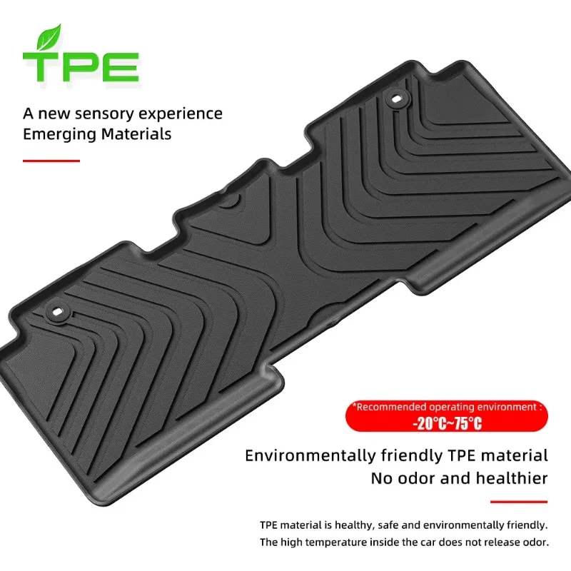 For Honda Odyssey 2018-2024 Rear Trunk Mat Custom Cargo Liner with High Side Wall Waterproof TPE Material Odorless view 2
