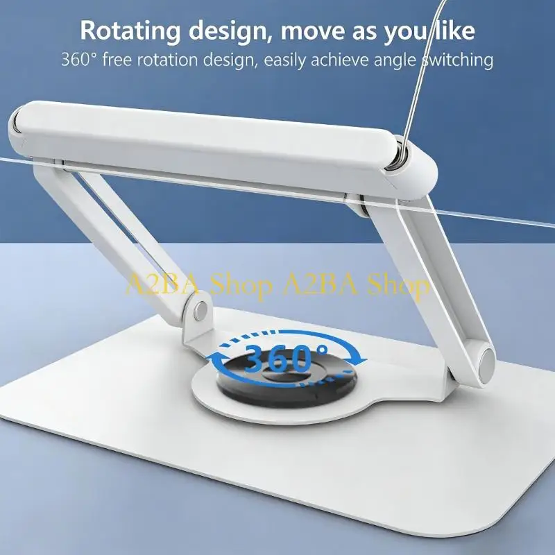 A2BA Visible Rotating Book Stand For Work Desk Includes not Slip Bottom