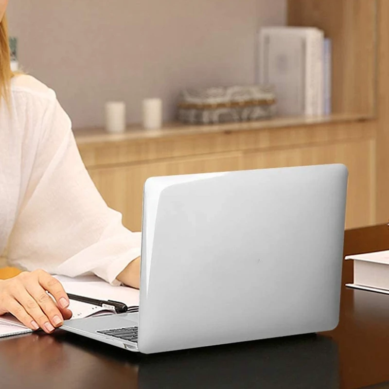 เคสป้องกันคอมพิวเตอร์ทำจากพลาสติกคริสตัลแบบแข็งสำหรับ MacBook Air 13 A2337 M1 A1932 A2179โปร่งใส