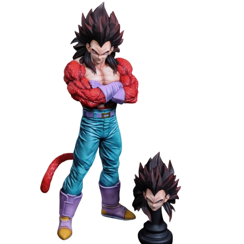 31.5 Cm Resin Plan B Studio Gk Dragon Ball Gt Super Saiyan 4 Vegeta Bejita Anime Action Figure Model Garage Kit Doll Toys Gift