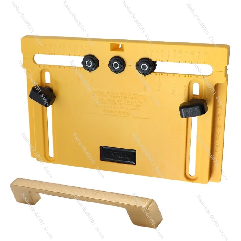 Handle Hole Locator Woodworking Installation Furniture Cabinet Door Handle Hole Handheld Positioning Auxiliary Tool