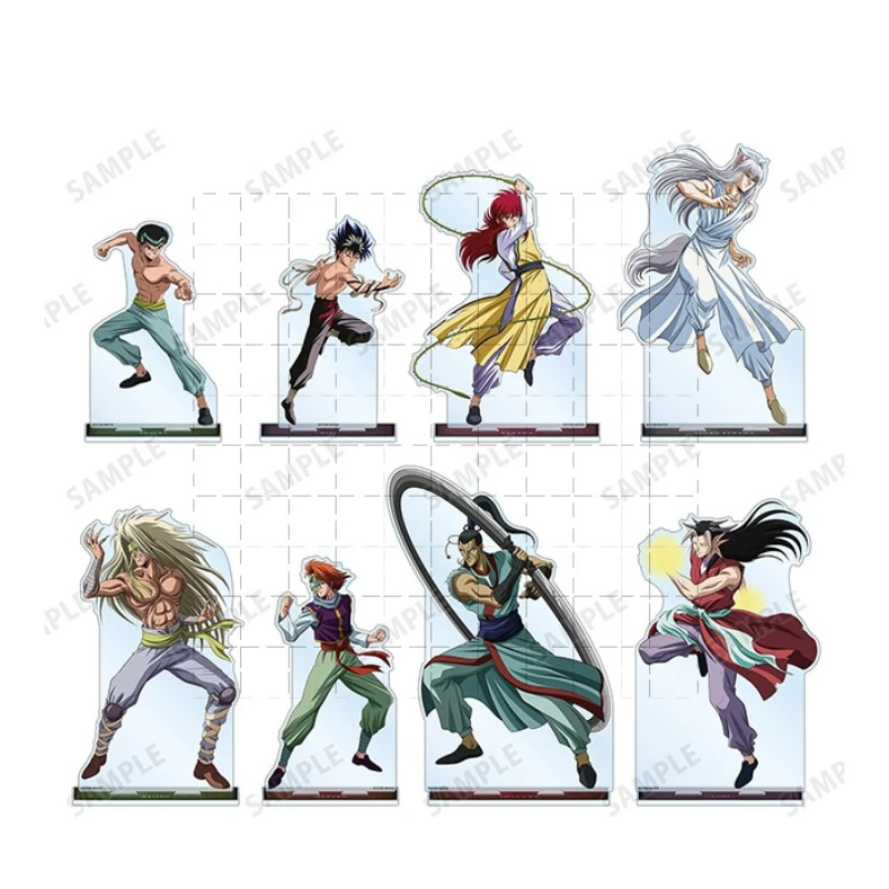

Game Kurama Kuwabara Koenma Hiei Urameshi Yusuke Acrylic Stand Doll Anime Figure Model Plate Cosplay Toy for Gift