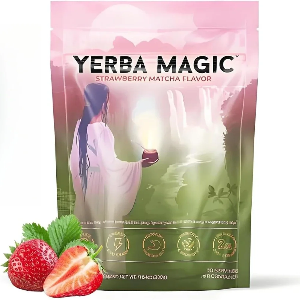 

Энергетическая добавка Yerba Magic 3-в-1 с экстрактами фитокосовых веществ, поддерживает энергию, здоровью жетонов, чистой энергией