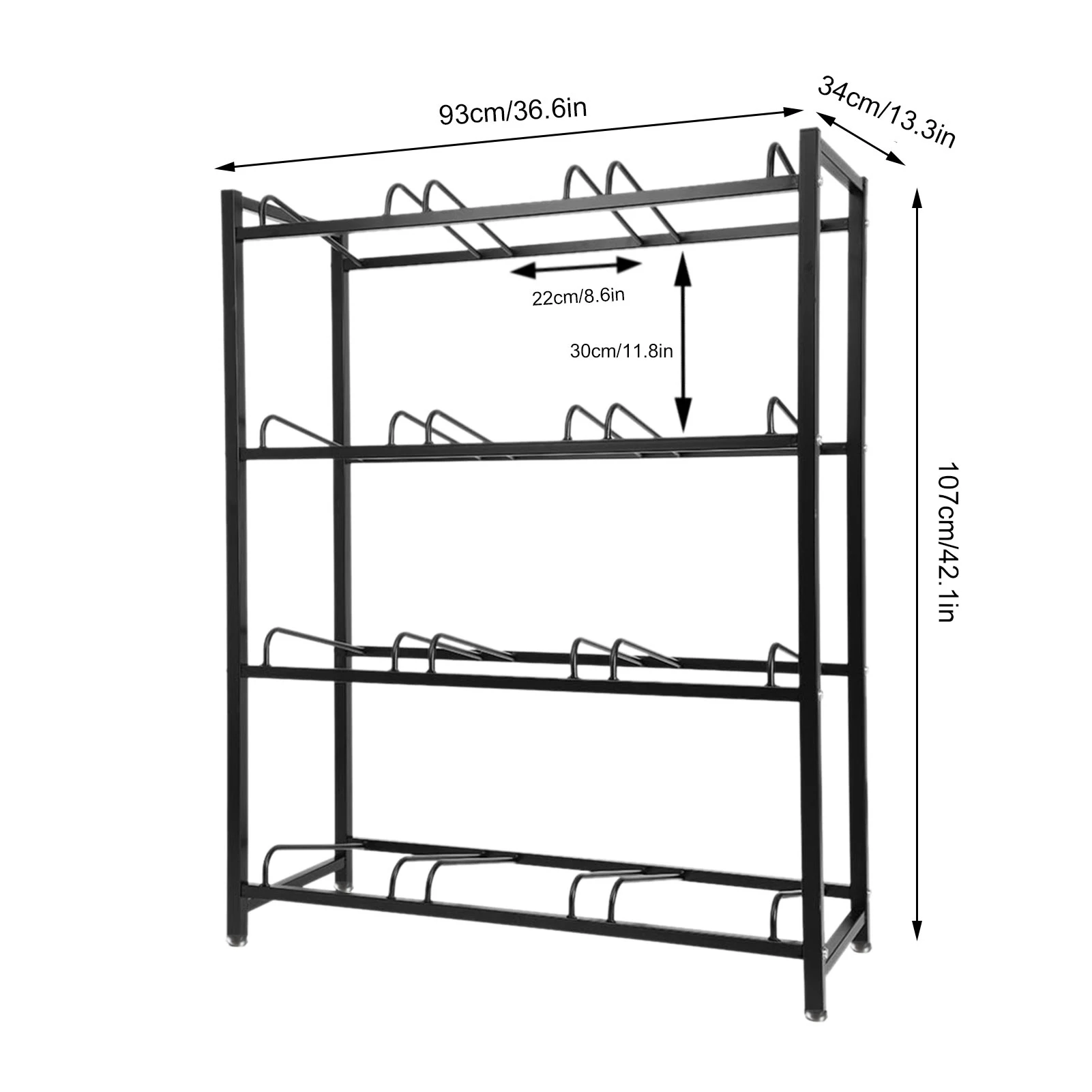 5 Gallon Water Jug Rack 12-Tray Water Jug Holder Carbon Steel Water Cooler Jug Rack, Heavy Duty 5 Gal Water Bottle Organizer