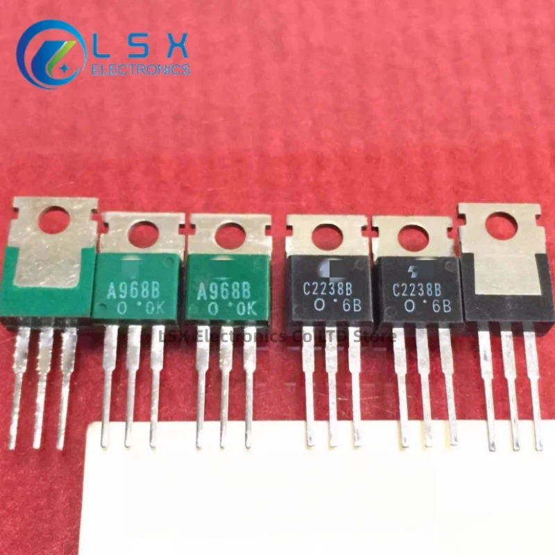 5 pairs/10PCS 2SA968B 2SC2238B A968 C2238 TO-220 5A 160V NPN + PNP Percentage of Japan Toshiba Original Imported