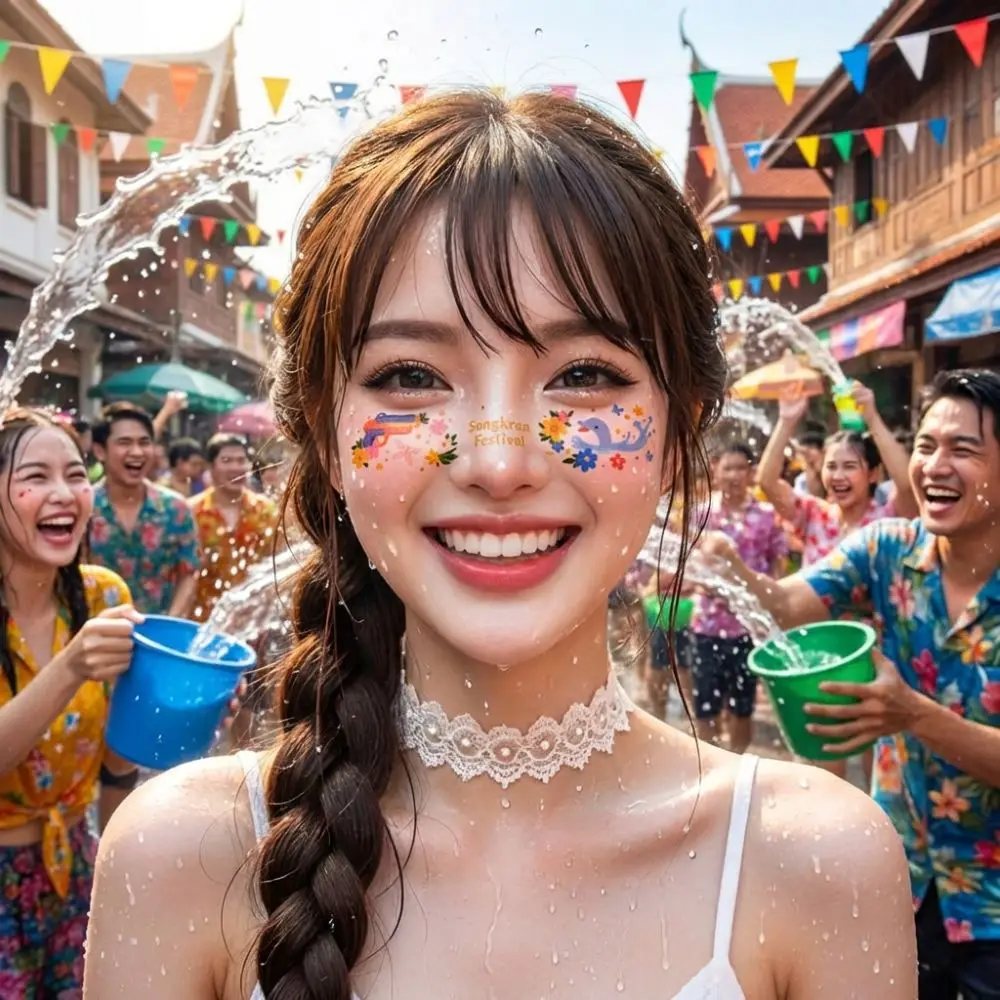 

Waterproof Freckles Blush Stickers Facial Art Long Lasting Makeup Stickers Sparkle Disposable Water-Sprinkling Festival Stickers