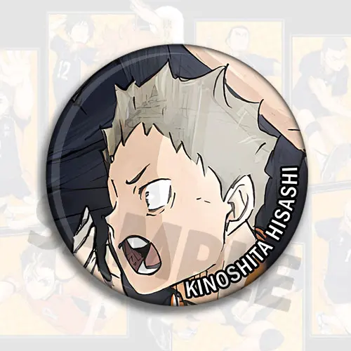 58MM Anime Haikyuu!! Cosplay Hanging Drop accessori distintivo ciondolo zaino decorazione emblema spilla mascotte regalo di compleanno di natale