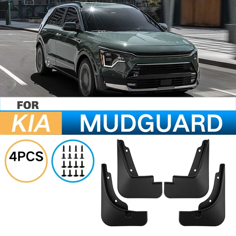 For KIA Niro EV Hybrid 2023 2024 Mudguards Mud Flaps Splash Guards Front Rear Wheels Fender Car Accessories 4Pcs