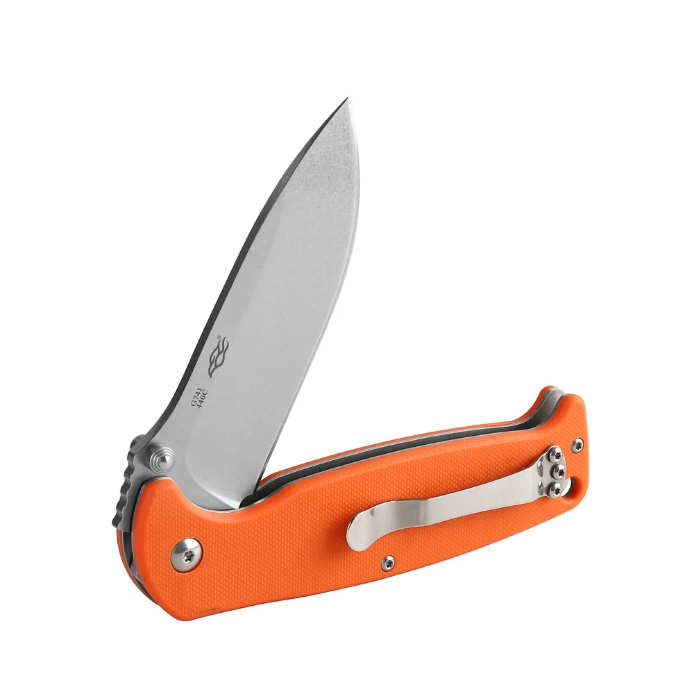 Ganzo G7412 G7412P Firebird FBKNIFE F7412 58-60HRC 440C G10 or Carbon Fiber Handle Folding Knife Outdoor Survival Camping Tool