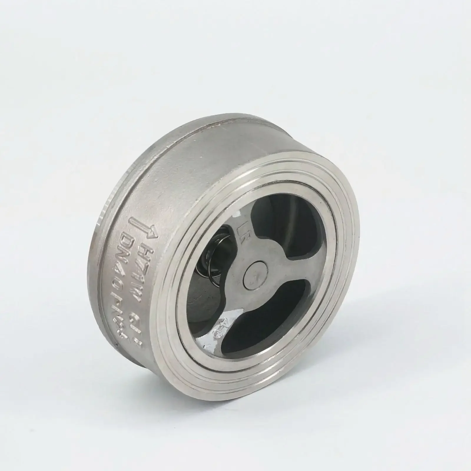 

DN40 1-1/2" 304 Stainless Steel Wafer Check Valve Non-return One Way Valve Temperature -196 C to 540 C