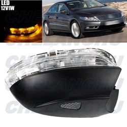 For VW Passat CC Jetta 2011 2012 2013 2014 2015 Right Side LED Rear Mirror Turn Signal Light Repeater Indicator With Cover Cap